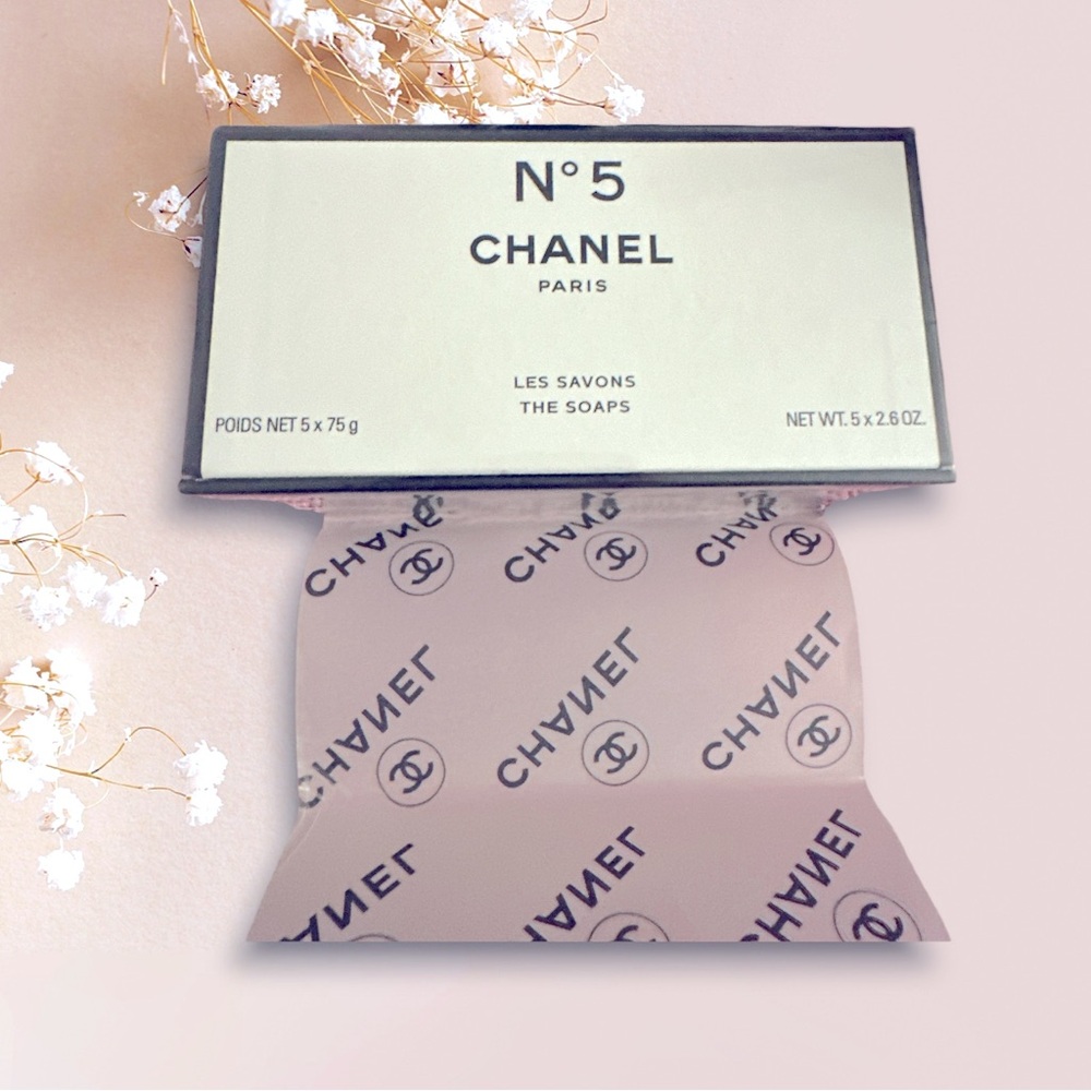 CHANEL N° 5 Bath Soap, Les Savons, Limited Edition, 5 BARS in a NIB w/paper bag